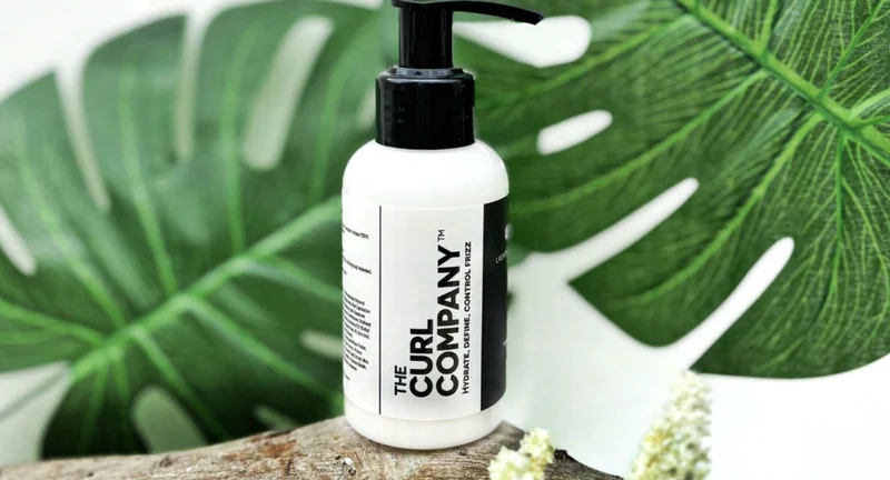 The Curl Company, curl cream bottle