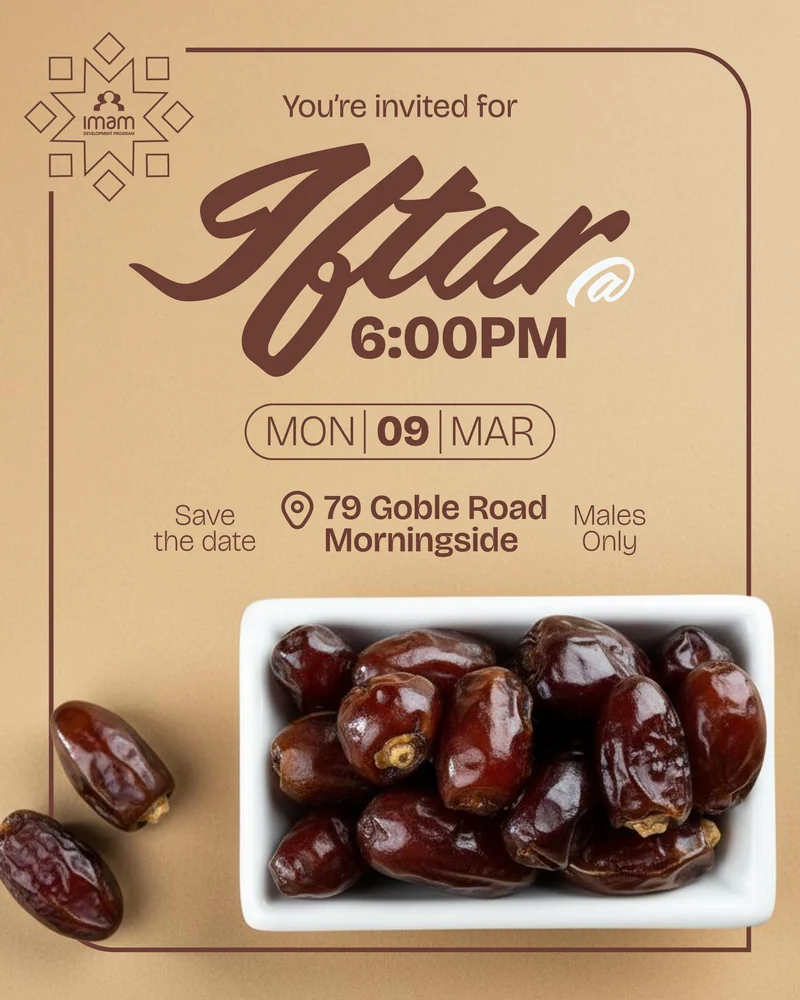 Iftar invitation